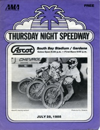 Ascot Speedway July 28, 1988