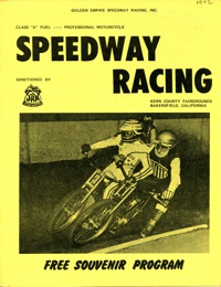 1972 Bakersfield Program - Week 3