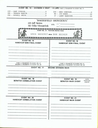 1972 Bakersfield Program - Week 3