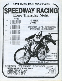 Baylands Speedway April 30, 1987