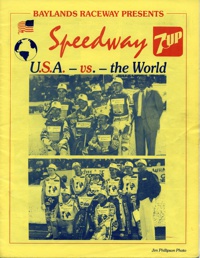 Baylands Speedway August 25 and August 27, 1988