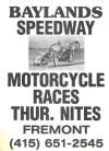 Baylands Speedway Flyer