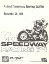 1974 Cal Expo Speedway, Sacramento, California
