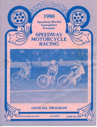 Cal Expo Speedway June 20, 1980 Sacramento, California