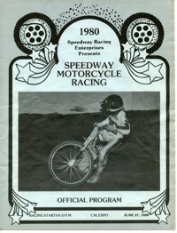 Cal Expo Speedway June 27, 1980 Sacramento, California