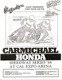 1988 Cal Expo Speedway Sacramento, California