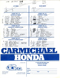 Cal Expo Speedway May 11, 1988 Sacramento, California