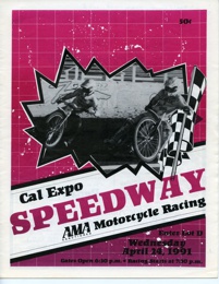 Cal Expo Speedway, Sacramento, CA - April 24, 1991