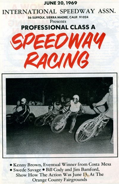 Costa Mesa Speedway 1969