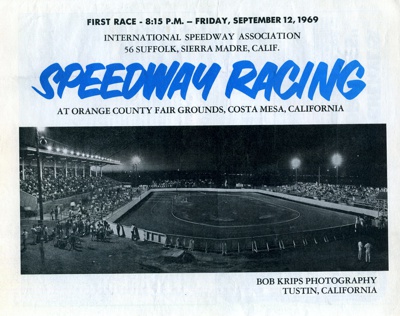 Costa Mesa Speedway 1969