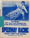 Costa Mesa Speedway October 22, 1971