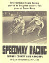 Costa Mesa Speedway November 5, 1971