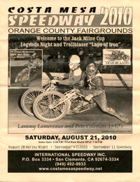 Costa Mesa Speedway August 21, 2010