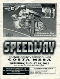 Costa Mesa Speedway August 18, 2012