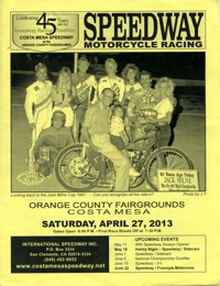 Costa Mesa Speedway April 27, 2013