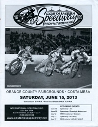 Costa Mesa Speedway June 15, 2013