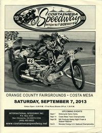 Costa Mesa Speedway September 7, 2013