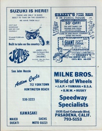 Costa Mesa Speedway May 15, 1970