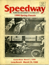 Costa Mesa Speedway March 7, 1986