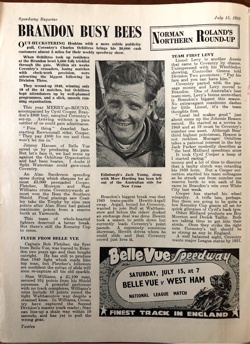 1950 Speedway Reporter - England