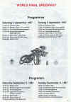 Amsterdam 1987, Daily Program 