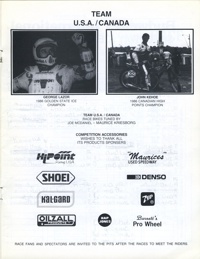 Ice Speedway Racing at the Cow Palace 1987