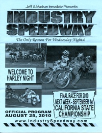 Industry Speedway August 25,  2010