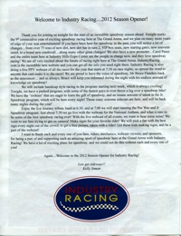 Industry Racing - May 30, 2012