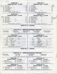 Speedway at Lake Perris 1991