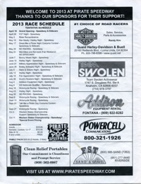 Pirate Speedway May 17, 2013