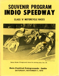 Indio Speedway Program - November 7, 1970