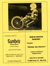 Indio Speedway Program - November 7, 1970