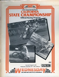 1982 IMS Speedway,California State Championship