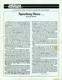 IMS Speedway May 21, 1986