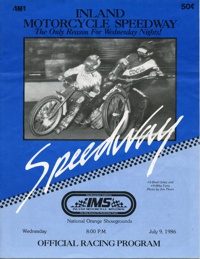 IMS Speedway July 9, 1986