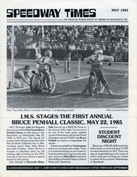 Speedway Times May 1985