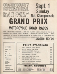 Whiteman Stadium Speedway August 10, 1968