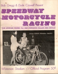 Whiteman Stadium Speedway August 24, 1968