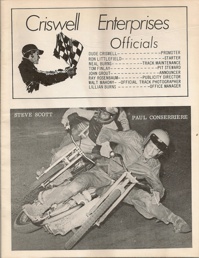 Whiteman Stadium Speedway September 14, 1968