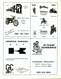 Ventura Speedway Program - August 28, 1973